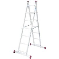 KRAUSE Vielzweckleiter CORDA alu 2x 7 Sprossen, H: 200,0 cm KRAUSE Vielzweckleiter CORDA alu 2x 7 Sprossen, H: 200,0 cm von KRAUSE