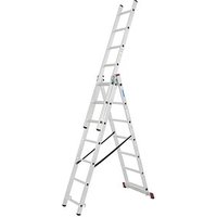 KRAUSE Vielzweckleiter CORDA alu 3x 7 Sprossen, H: 200,0 cm von KRAUSE