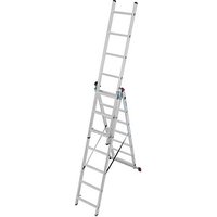 KRAUSE Vielzweckleiter CORDA silber 3x 7 Sprossen, H: 195,0 cm KRAUSE Vielzweckleiter CORDA silber 3x 7 Sprossen, H: 195,0 cm von KRAUSE