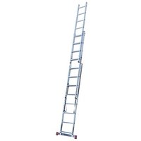 KRAUSE Vielzweckleiter CORDA alu 3x 8 Sprossen, H: 225,0 cm von KRAUSE