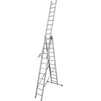 KRAUSE Vielzweckleiter MONTO Tribilo alu 3x 12 Sprossen, H: 356,0 cm von KRAUSE