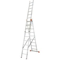 KRAUSE Vielzweckleiter MONTO Tribilo alu 3x 9 Sprossen, H: 270,0 cm von KRAUSE