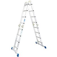 KRAUSE Gelenkleiter STABILO alu 16 Sprossen, H: 130,0 cm von KRAUSE