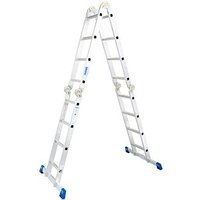 KRAUSE Vielzweckleiter STABILO alu 16 Sprossen, H: 130,0 cm von KRAUSE