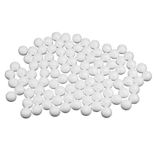 KRDPMV 100 Stück Styroporkugeln Schaumkugeln Bastelbedarf Kugeln Dekokugeln Leichte Bälle Aus Polystyrol Zum Verzieren für Kinderhandwerk Und Fantasie, Weiß, 25mm KRDPMV 100 Stück Styroporkugeln Schaumkugeln Bastelbedarf Kugeln Dekokugeln Leichte Bälle Aus Polystyrol Zum Verzieren für Kinderhandwerk Und Fantasie, Weiß, 25mm von KRDPMV