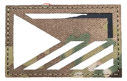 42 Länderflaggen Aufnäher Militär Taktische Abzeichen Reflektierend von KREATIONS