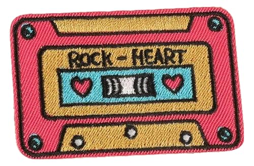 Audio Tape Applikation Aufnäher für Kleidung Rucksack Deko Audio Tape Applikation Aufnäher für Kleidung Rucksack Deko von KREATIONS