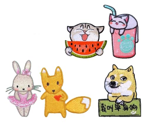 Aufnäher Fuchs Hase: DIY-Patch für Kleidung & Taschen von KREATIONS