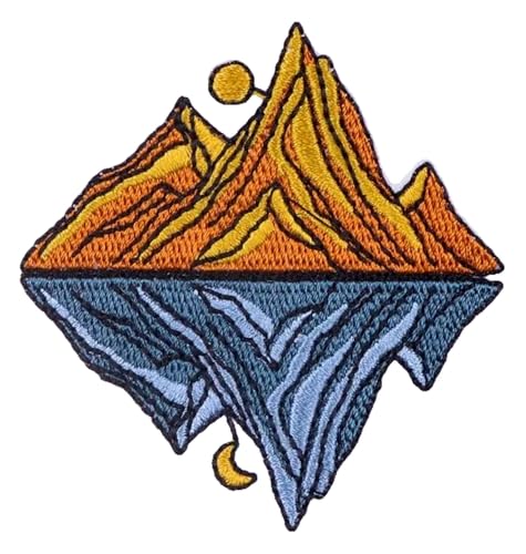 Berg Abenteuer Patch Stoff Aufnäher Für Kleidung | 2er-Set von KREATIONS