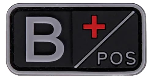 Blutgruppe Patch A B AB O Positiv Negativ 5x2.5cm Klett Blutgruppe Patch A B AB O Positiv Negativ 5x2.5cm Klett von KREATIONS