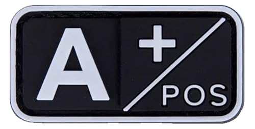 Blutgruppe Patch A B AB O Positiv Negativ 5x2.5cm Klett Blutgruppe Patch A B AB O Positiv Negativ 5x2.5cm Klett von KREATIONS