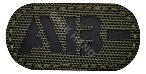 Blutgruppe Patch: A B AB O Positiv Taktisches Abzeichen Blutgruppe Patch: A B AB O Positiv Taktisches Abzeichen von KREATIONS