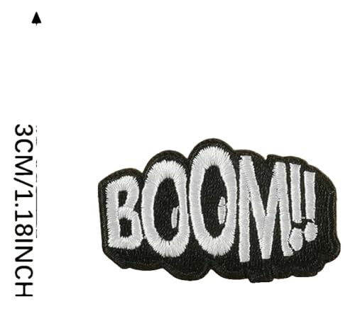 Cartoon Buchstaben Aufnäher, selbstklebend, für Kleidung Cartoon Buchstaben Aufnäher, selbstklebend, für Kleidung von KREATIONS