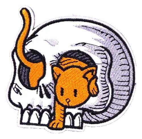 Cartoon Katze Flicken zum Aufbügeln, Gestickte Applikationen für Kleidung Cartoon Katze Flicken zum Aufbügeln, Gestickte Applikationen für Kleidung von KREATIONS