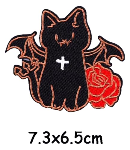 Cartoon Katze Flicken zum Aufbügeln, Gestickte Applikationen für Kleidung Cartoon Katze Flicken zum Aufbügeln, Gestickte Applikationen für Kleidung von KREATIONS