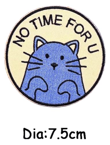 Cartoon Katze Flicken zum Aufbügeln, Gestickte Applikationen für Kleidung Cartoon Katze Flicken zum Aufbügeln, Gestickte Applikationen für Kleidung von KREATIONS
