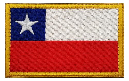 Chile Flagge Punisher Klettverschluss Stoffaufnäher Abzeichen Chile Flagge Punisher Klettverschluss Stoffaufnäher Abzeichen von KREATIONS