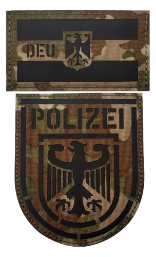 Deutschland Flagge IR Patch Abzeichen Klett Outdoor Rucksack Deutschland Flagge IR Patch Abzeichen Klett Outdoor Rucksack von KREATIONS