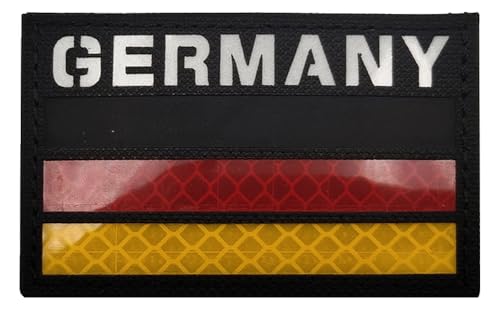 Deutschland Flagge IR Patch Abzeichen Klett Outdoor Rucksack Deutschland Flagge IR Patch Abzeichen Klett Outdoor Rucksack von KREATIONS
