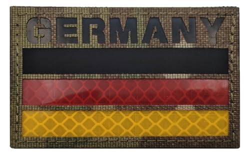 Deutschland Flagge IR Patch Abzeichen Klett Outdoor Rucksack Deutschland Flagge IR Patch Abzeichen Klett Outdoor Rucksack von KREATIONS