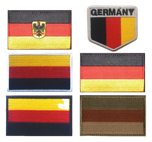 Deutschland Flagge Patch | Gesticktes Abzeichen mit Klett Deutschland Flagge Patch | Gesticktes Abzeichen mit Klett von KREATIONS