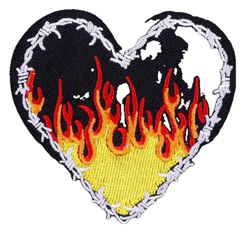 Flamme Buchstaben Aufkleber Schädel Eisen Aufbügler für Kleidung Abzeichen Flamme Buchstaben Aufkleber Schädel Eisen Aufbügler für Kleidung Abzeichen von KREATIONS