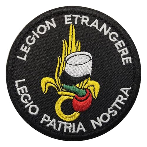 Französische Fremdenlegion Abzeichen Stoffaufnäher Klett Outdoor Rucksack von KREATIONS
