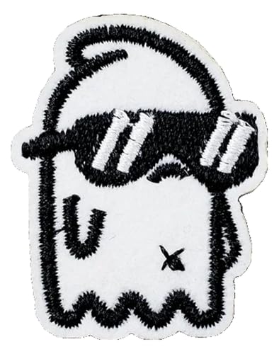 Geist Applikation Patch | Größe 3 | 2x4 cm | Zum Aufbügeln von KREATIONS