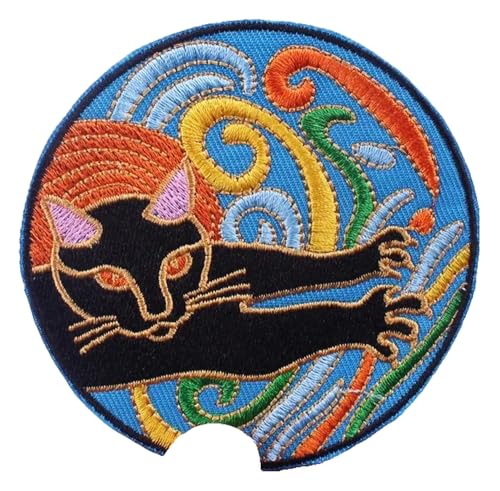 Katze Aufnäher für Kleidung | Niedliche Applikation | Bügelbild Katze Aufnäher für Kleidung | Niedliche Applikation | Bügelbild von KREATIONS