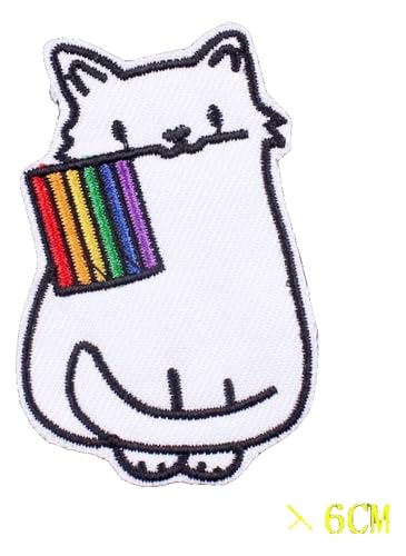 Nette Tier Cartoon Aufbügler für Kleidung, DIY Katzen Applikation Nette Tier Cartoon Aufbügler für Kleidung, DIY Katzen Applikation von KREATIONS