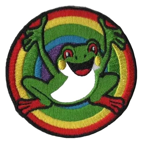 Oeteldonk Frosch Aufnäher für Karneval Kleidung, Stoff, Logo zum Aufbügeln Oeteldonk Frosch Aufnäher für Karneval Kleidung, Stoff, Logo zum Aufbügeln von KREATIONS