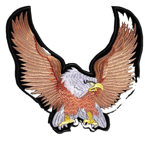 Patch mit Adler-Stickerei, Punk-Stil, DIY-Patch von KREATIONS