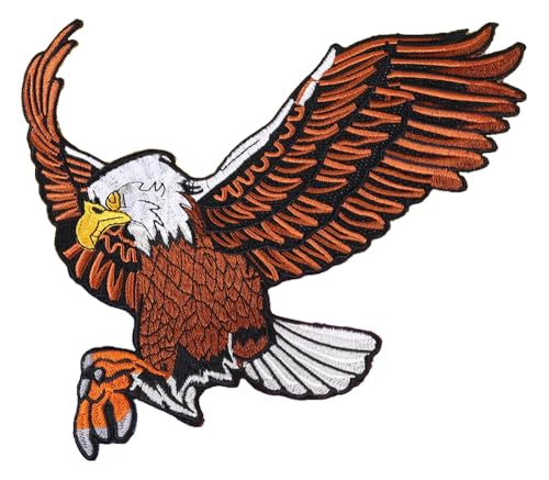 Patch mit Adler-Stickerei, Punk-Stil, DIY-Patch von KREATIONS