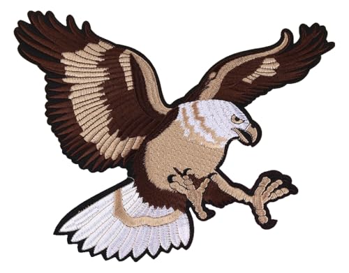 Patch mit Adler-Stickerei, Punk-Stil, DIY-Patch von KREATIONS