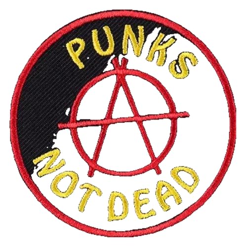 Punk Schädel Aufnäher | Bestickte Aufbügler für Kleidung | 2er Set Punk Schädel Aufnäher | Bestickte Aufbügler für Kleidung | 2er Set von KREATIONS