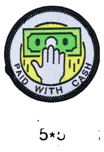 Runder Boy Scout Cartoon Stickerei-Aufnäher zum Aufbügeln für DIY von KREATIONS