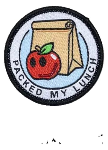 Runder Boy Scout Cartoon Stickerei-Aufnäher zum Aufbügeln für DIY von KREATIONS