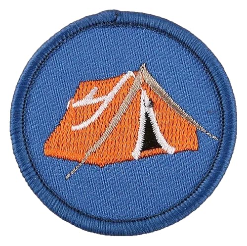 Runder Boy Scout Cartoon Stickerei-Aufnäher zum Aufbügeln für DIY von KREATIONS