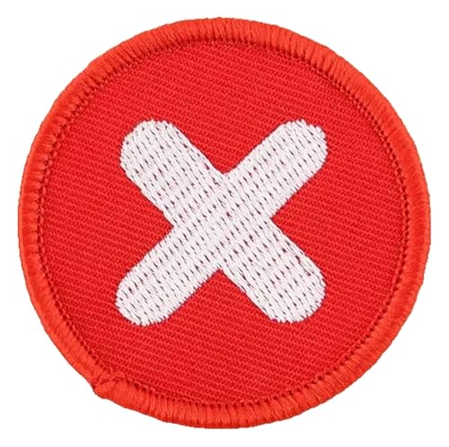 Runder Boy Scout Cartoon Stickerei-Aufnäher zum Aufbügeln für DIY von KREATIONS