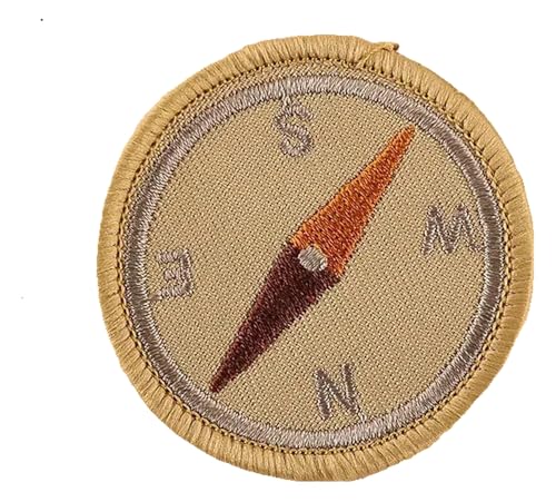 Runder Boy Scout Cartoon Stickerei-Aufnäher zum Aufbügeln für DIY von KREATIONS