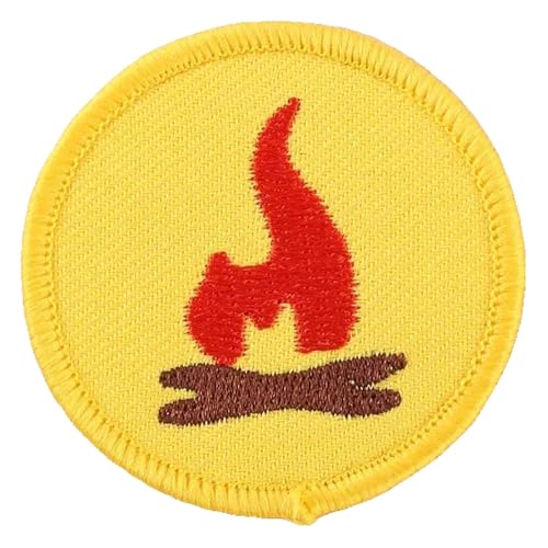 Runder Boy Scout Cartoon Stickerei-Aufnäher zum Aufbügeln für DIY von KREATIONS