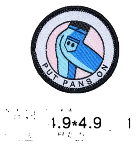 Runder Boy Scout Cartoon Stickerei-Aufnäher zum Aufbügeln für DIY von KREATIONS