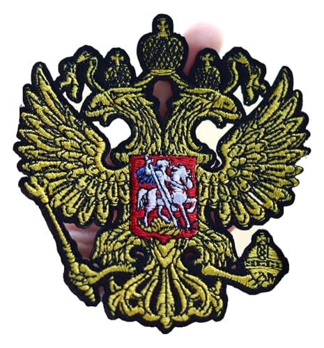 Russische Flagge & Wappen Aufnäher | DIY Kleidung Accessoire | 8x5cm Russische Flagge & Wappen Aufnäher | DIY Kleidung Accessoire | 8x5cm von KREATIONS