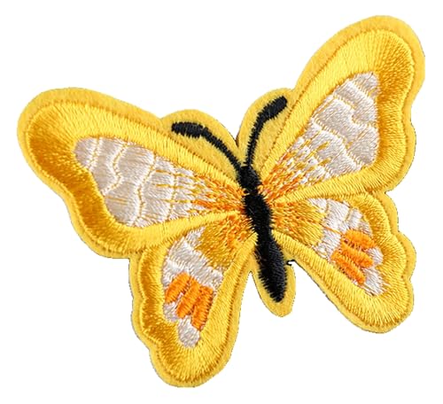 Schmetterlings-Aufnäher: 12 Farben Stickerei für Kleidung & Taschen Schmetterlings-Aufnäher: 12 Farben Stickerei für Kleidung & Taschen von KREATIONS