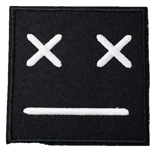 Schwarz Weiß Stickerei Applikation Abzeichen Flicken für Kleidung Schwarz Weiß Stickerei Applikation Abzeichen Flicken für Kleidung von KREATIONS