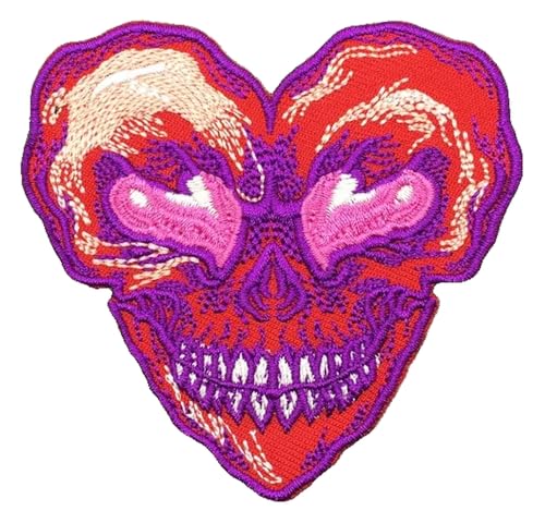 Stickerei Applikation Rot Weiß | Zum Aufbügeln | 2er-Set Stickerei Applikation Rot Weiß | Zum Aufbügeln | 2er-Set von KREATIONS