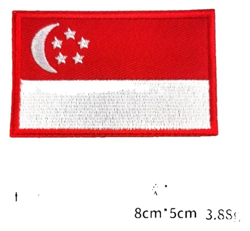 Stoffaufnäher – Adler mit Deutschlandflagge, 8x5cm von KREATIONS