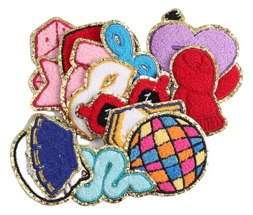 Stoffaufnäher Patch: Süße Cartoon-Stickerei für Kleidung & Hüte von KREATIONS