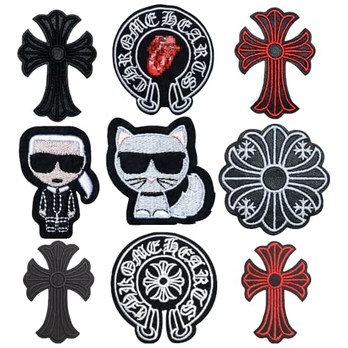 Stoffaufnäher mit Stickerei, Britischer Stil, Modisches Blumen-Badge, Kleidung & Reparatur Stoffaufnäher mit Stickerei, Britischer Stil, Modisches Blumen-Badge, Kleidung & Reparatur von KREATIONS