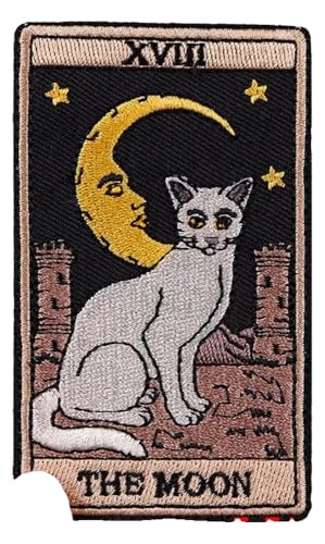 Tarot Stickerei Patch Totenkopf Applikation zum Aufbügeln Tarot Stickerei Patch Totenkopf Applikation zum Aufbügeln von KREATIONS